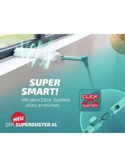 Leifheit Weitere Haushaltshelfer<Staubwedel "Superduster XL" in Türkis/ Weiß