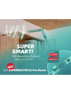 Leifheit Weitere Haushaltshelfer<Staubwedel "Superduster XL Pro" in Türkis/ Weiß