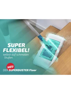 Leifheit Weitere Haushaltshelfer<Staubwischer "Superduster Floor" in Türkis - (H)148 cm