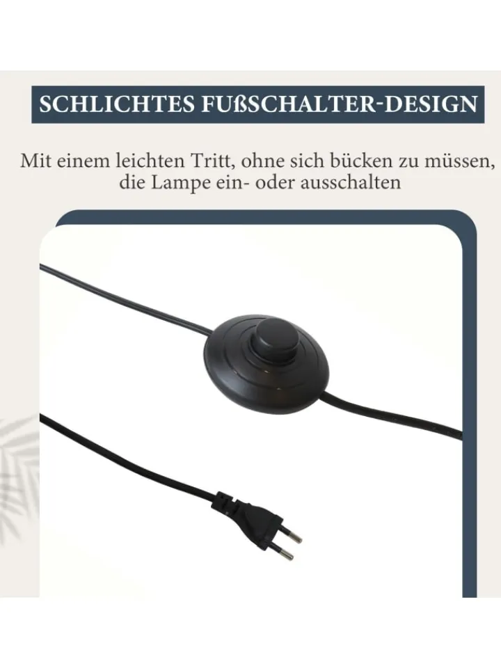 ZMH Stehleuchten<Stehlampe 3-flammige E27 in gold Glasschrim