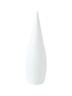 Beliani Stehleuchten<Stehlampe für den Außenbereich VULETAS in Weiß - (W) 27 x (H) 81 x (L) 27 cm