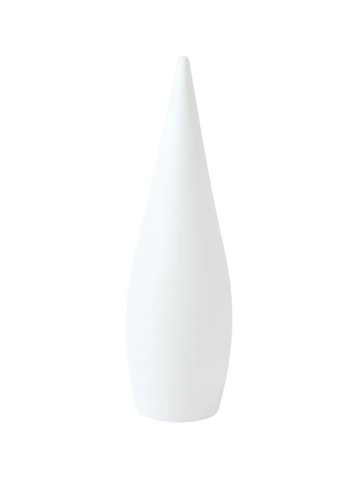 Beliani Stehleuchten<Stehlampe für den Außenbereich VULETAS in Weiß - (W) 27 x (H) 81 x (L) 27 cm