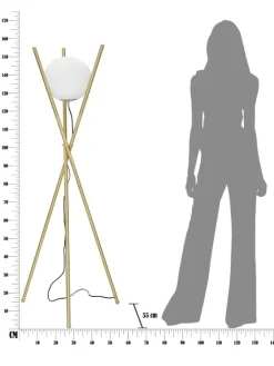 Mauro Ferretti Stehleuchten<Stehlampe in gold