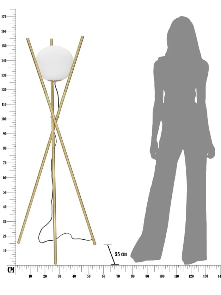 Mauro Ferretti Stehleuchten<Stehlampe in gold