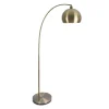 relaxdays Stehleuchten<Stehlampe in Gold - (B)92x (H)180 x (T)35 cm