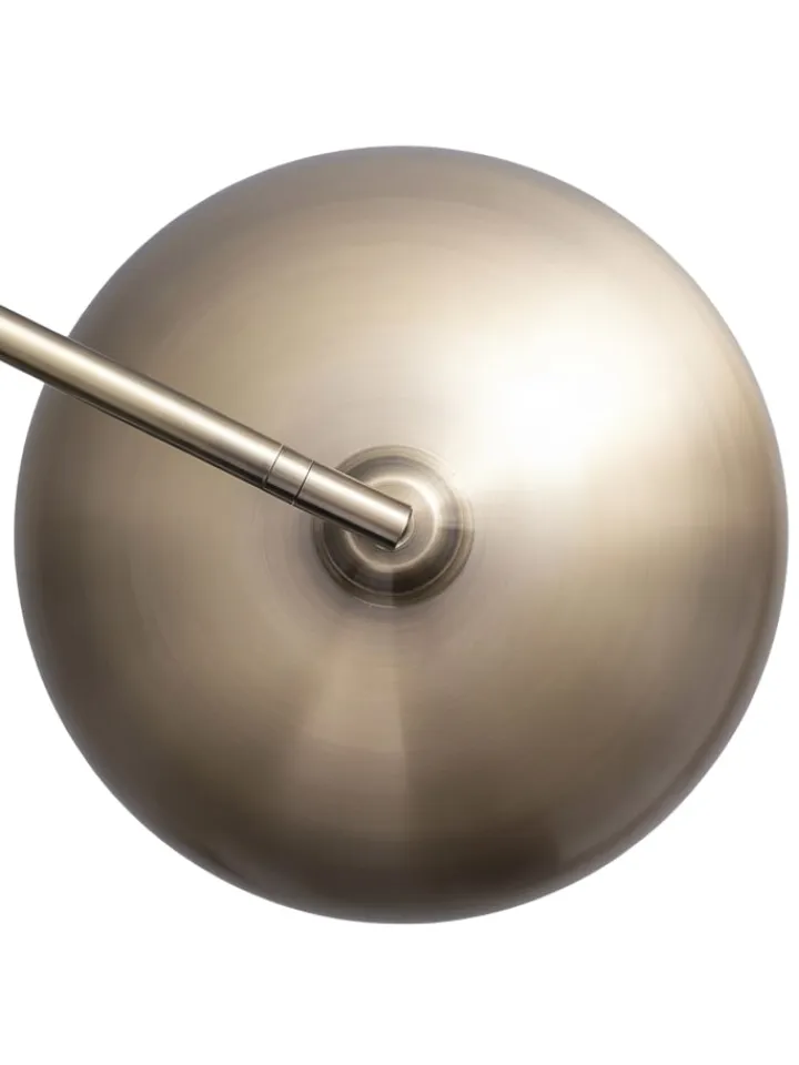 relaxdays Stehleuchten<Stehlampe in Gold - (B)92x (H)180 x (T)35 cm