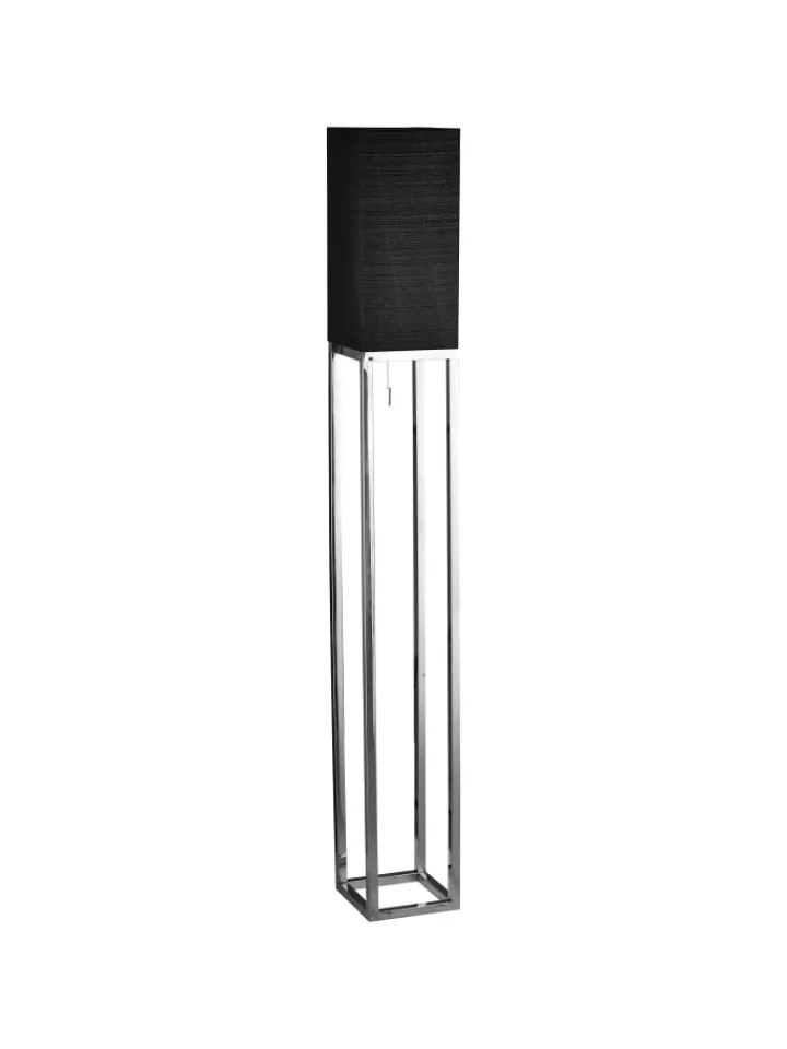 näve Stehleuchten<Stehleuchte "ALFA" in schwarz - (L)19 cm x (B)19 cm x (H)150.5 cm