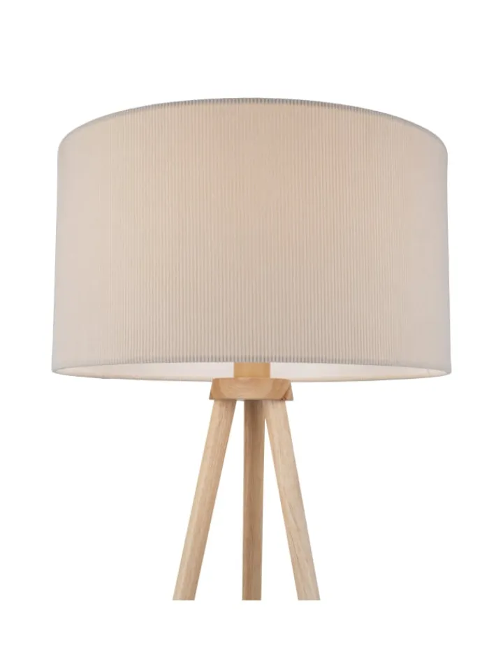 näve Stehleuchten<Stehleuchte "ARDITA" in beige - (L)61.6 cm x (B)61.6 cm x (H)152 cm