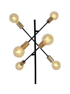 näve Stehleuchten<Stehleuchte "MODO" in schwarz - (L)49 cm x (B)49 cm x (H)150 cm