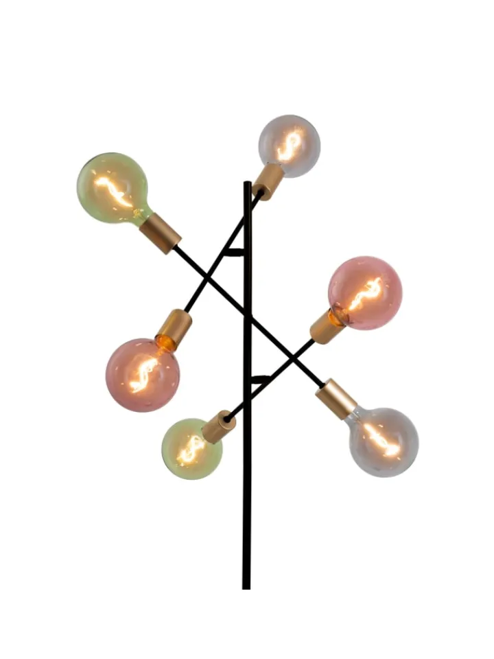 näve Stehleuchten<Stehleuchte "MODO" in schwarz - (L)49 cm x (B)49 cm x (H)150 cm