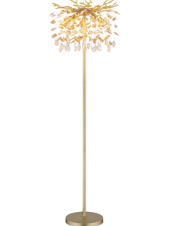 Globo lighting Stehleuchten<Stehleuchte "QUEENA" in gold