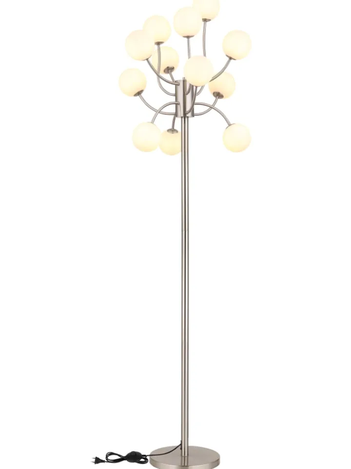 Globo lighting Stehleuchten<Stehleuchte "RIHA" in silver