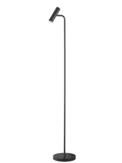 Schöner Wohnen Stehleuchten<Stehleuchte Stina in schwarz - (H) 154 cm x Ø 23 cm