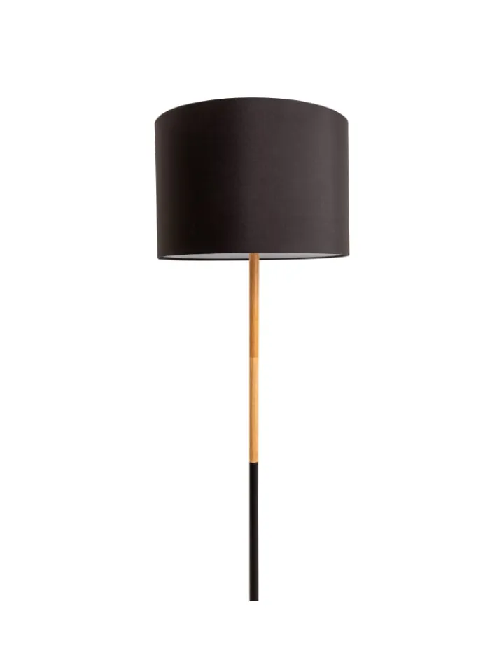 näve Stehleuchten<Stehleuchte "TESSILE" in schwarz - (L)36 cm x (B)36 cm x (H)150 cm