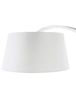 Beliani Stehleuchten<Stehleuchten BENUE in Weiß - (W) 50 x (H) 188 x (L) 50 cm