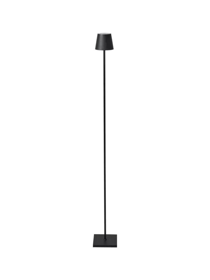 Beliani Stehleuchten<Stehleuchten GAVARRESA in Schwarz - (W) 15 x (H) 131 x (L) 15 cm