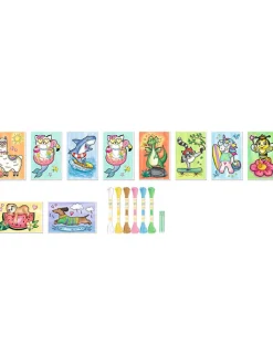 URSUS Kreativbedarf & Do-It-Yourself<Stickkarten-Set "Ganzjahr" in Bunt
