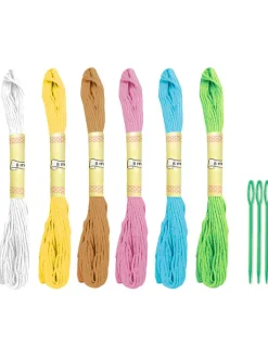 URSUS Kreativbedarf & Do-It-Yourself<Stickkarten-Set "Ganzjahr" in Bunt