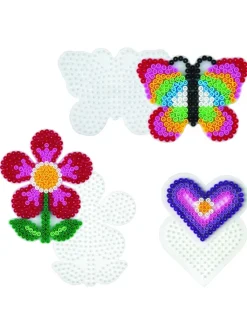 Hama Partyzubehör & -Dekoration<Stiftplatten-Set Frühling, weiß für Midi-Bügelperlen - ab 5 Jahren