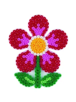 Hama Partyzubehör & -Dekoration<Stiftplatten-Set Frühling, weiß für Midi-Bügelperlen - ab 5 Jahren