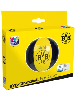 Happy People Gartenspielzeug<Strandball "BVB" in Gelb/ Schwarz - ab 18 Monaten