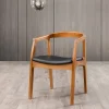 Evila Sitzmöbel<Stuhl "Albero" in Hellbraun/ Schwarz - (B)50 x (H)70 x (T)53 cm