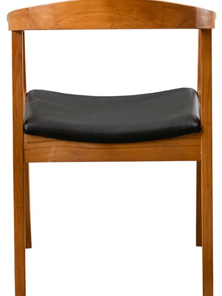 Evila Sitzmöbel<Stuhl "Albero" in Hellbraun/ Schwarz - (B)50 x (H)70 x (T)53 cm