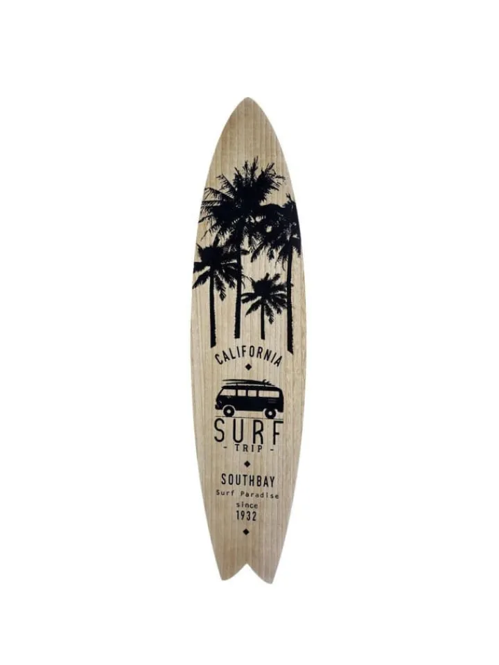 Atmosphera Créateur d'intérieur Wanddekoration<Surfbrett in schwarz