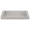 Blomus Aufbewahren & Servieren<Tablett "Kankyo" in Hellgrau - (L)46 x (B)30 cm