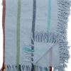 Bloomingville Wohndecken & Plaids<Tagesdecke ''Frey'' in Hellblau - (L)160 x (B)130 cm
