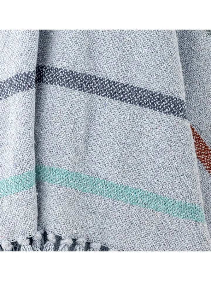Bloomingville Wohndecken & Plaids<Tagesdecke ''Frey'' in Hellblau - (L)160 x (B)130 cm