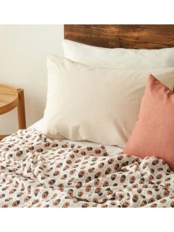 BELLA MAISON Wohndecken & Plaids<Tagesdecke in Weiß/ Orange