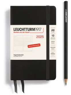 LEUCHTTURM1917 Büro- & Schulbedarf<Tageskalender in Schwarz - A6