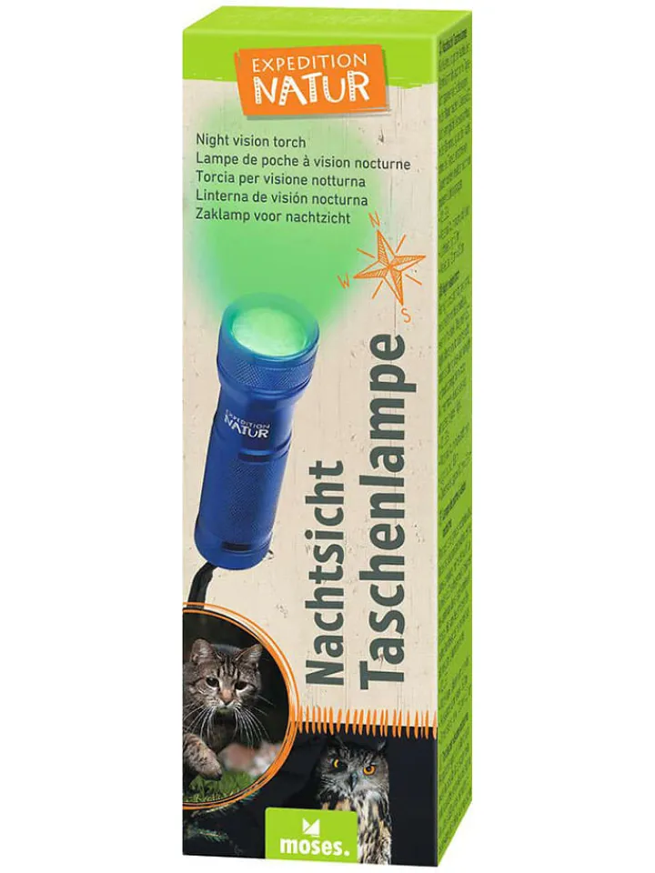 moses. Leuchtmittel<Taschenlampe ''Expedition Natur Nachtsicht'' - ab 6 Jahren