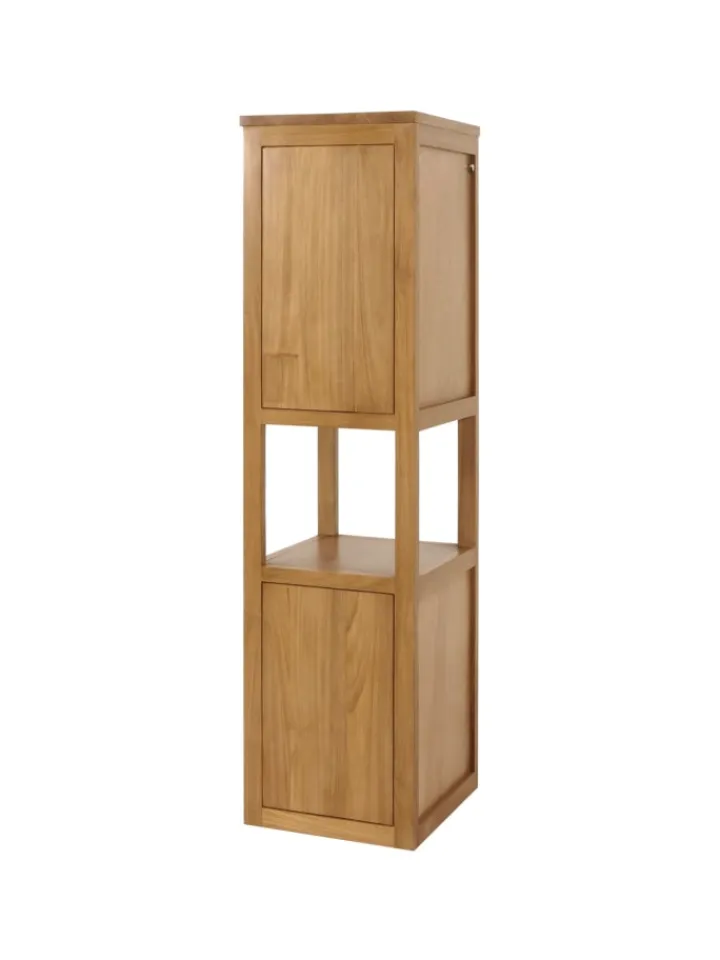 MCW Badmöbel<Teak-Hochschrank M71
