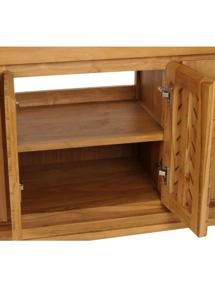 MCW Badmöbel<Teak-Waschbeckenunterschrank M74