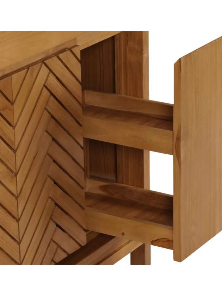 MCW Badmöbel<Teak-Waschbeckenunterschrank M74