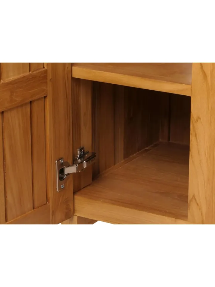 MCW Badmöbel<Teak-Waschbeckenunterschrank M72