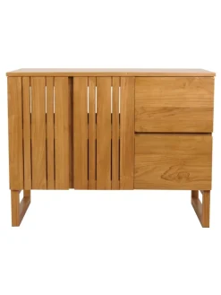 MCW Badmöbel<Teak-Waschbeckenunterschrank M72
