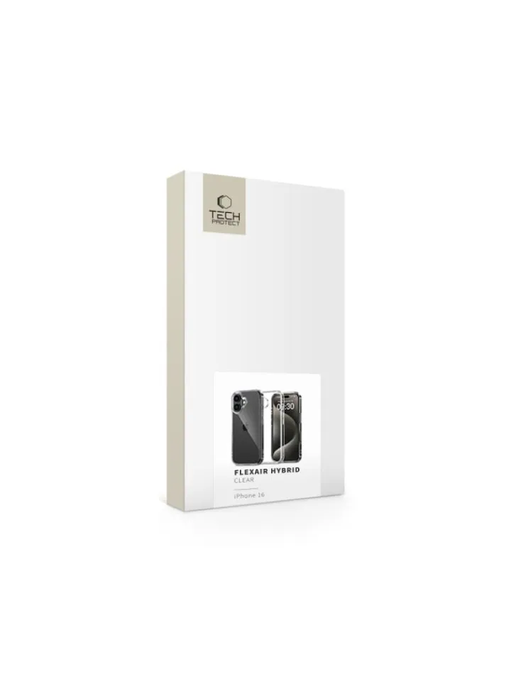 TechProtect Smartphones & Zubehör<FlexAir HybridHülle iPhone 16 transparent in Transparent