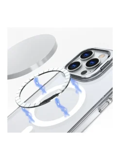 TechProtect Smartphones & Zubehör<MagStand magnetisch Hülle iPhone 16 Pro transparent in Transparent