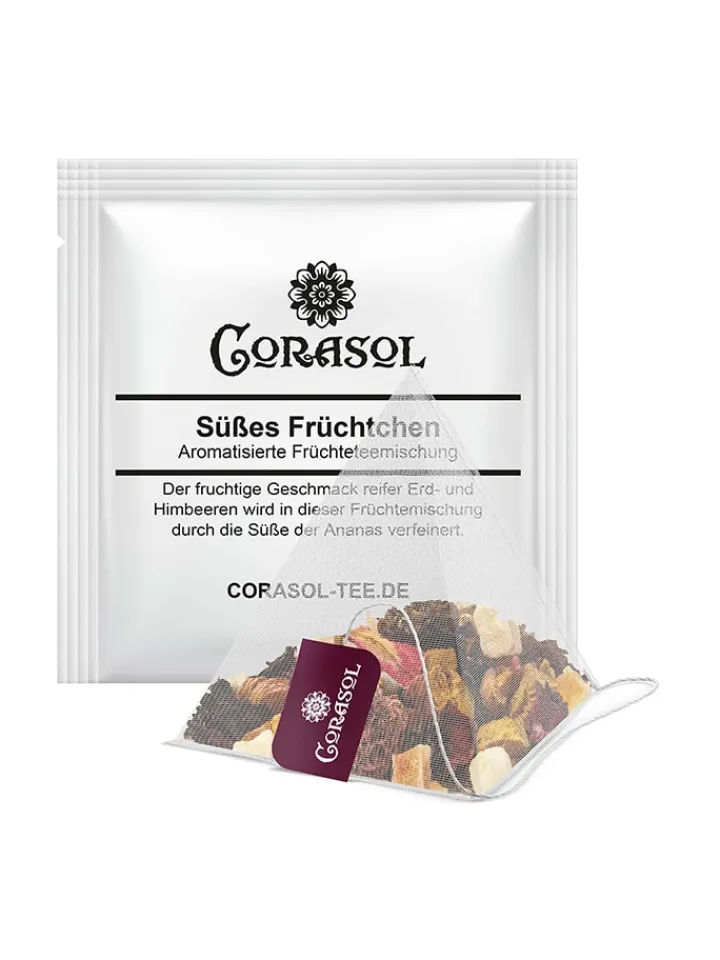 CORASOL Adventskalender<Tee-Adventskalender "Premium Pärchen" mit Spruchkarten - 2x 89 g