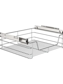 Schütte Kisten & Körbe<Teleskopschublade in Chrom - (B)50 x (H)15 x (T)45 cm