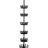 Wenko Garderoben|Regale & Schränke<Teleskop-Schuhregal "Achilles" in Schwarz - (H)300 cm
