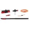 Lifa Living Gartendekoration<Teleskop-Wasserbürste in Schwarz/ Rot - (H)460 cm