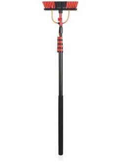 Lifa Living Gartendekoration<Teleskop-Wasserbürste in Schwarz/ Rot - (H)460 cm