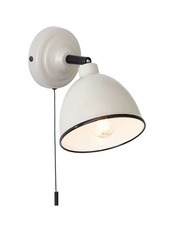 Brilliant Wandleuchten<Telio Wandleuchte Zugschalter in grau/taupe