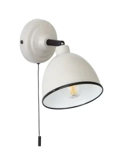 Brilliant Wandleuchten<Telio Wandleuchte Zugschalter in grau/taupe