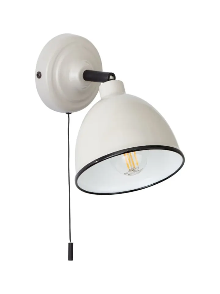 Brilliant Wandleuchten<Telio Wandleuchte Zugschalter in grau/taupe