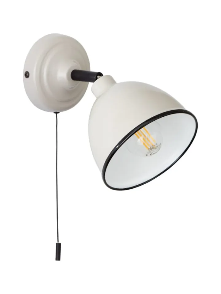 Brilliant Wandleuchten<Telio Wandleuchte Zugschalter in grau/taupe